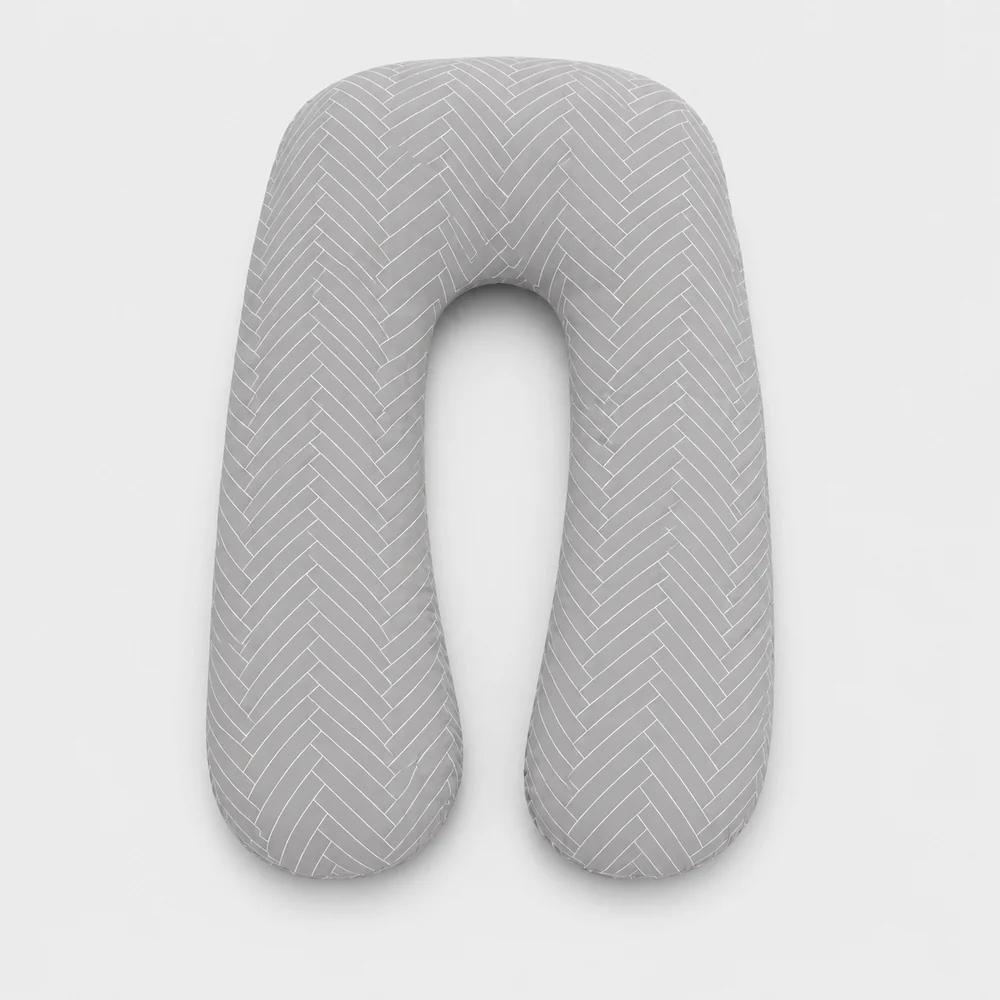 U-Shaped Pregnancy Pillow — Removable, machine-washable cover